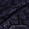 Polyester Spandex Knit Embossed Velvet Fabric